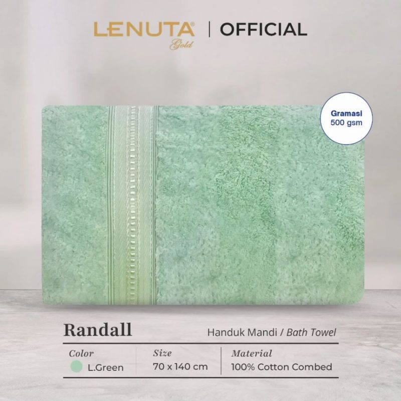 LENUTA Gold Randall Anti-Bacterial Cotton Bath Towel