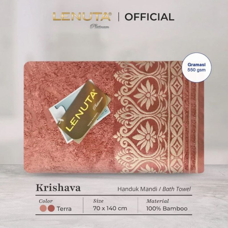LENUTA Krishava Anti-Bacterial Bamboo Bath Towel