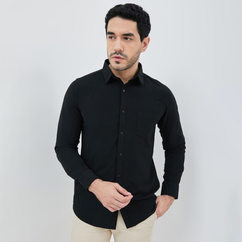 JOBB Cloude Kemeja Pria Lengan Panjang Slim Fit