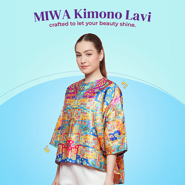 MIWA Pattern Lavi Kimono
